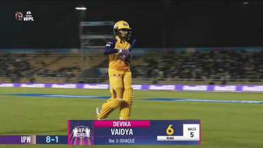 M10- UPW vs MI: Devika Vaidya Wicket