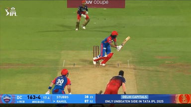 IPL 2025 M24: RCB vs DC - KL Rahul Six