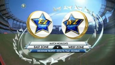 Deodhar Trophy 2014-15: Final - East Zone vs West Zone - Highlights