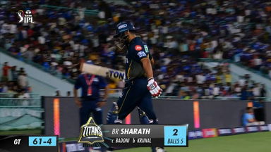 M21: LSG vs GT – B R Sharath Wicket
