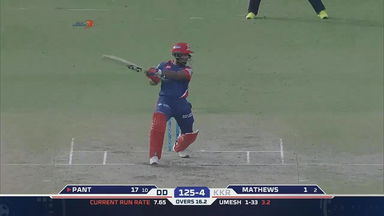 M18: DD vs KKR  – Rishabh Pant Six