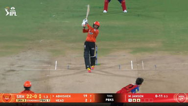 IPL 2026 M49: SRH vs PBKS - Abhishek Sharma Six