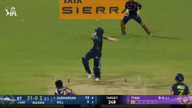 IPL 2026 M60: KKR vs GT - Sai Sudharsan Six