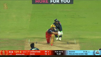 IPL 2025 M14: RCB vs GT - Liam Livingstone Six