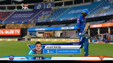 M47: SRH vs DC – Axar Patel Wicket