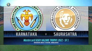 Vijay Hazare Trophy 2022, Karnataka Vs Saurashtra  : Match Highlights