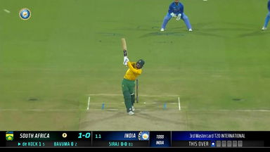 IND vs SA 2022, 3RD T20I: Quinton De Kock  Six