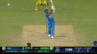IND vs AUS 2023-24, 1ST ODI: K L Rahul Six