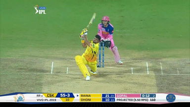 M12: CSK vs RR – Suresh Raina Six