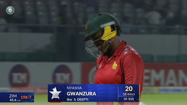 IND-W vs ZIM-W 2026, 2nd ODI: Nyasha Gwanzura Wicket