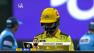M59: CSK vs MI – Simarjeet Singh Wicket
