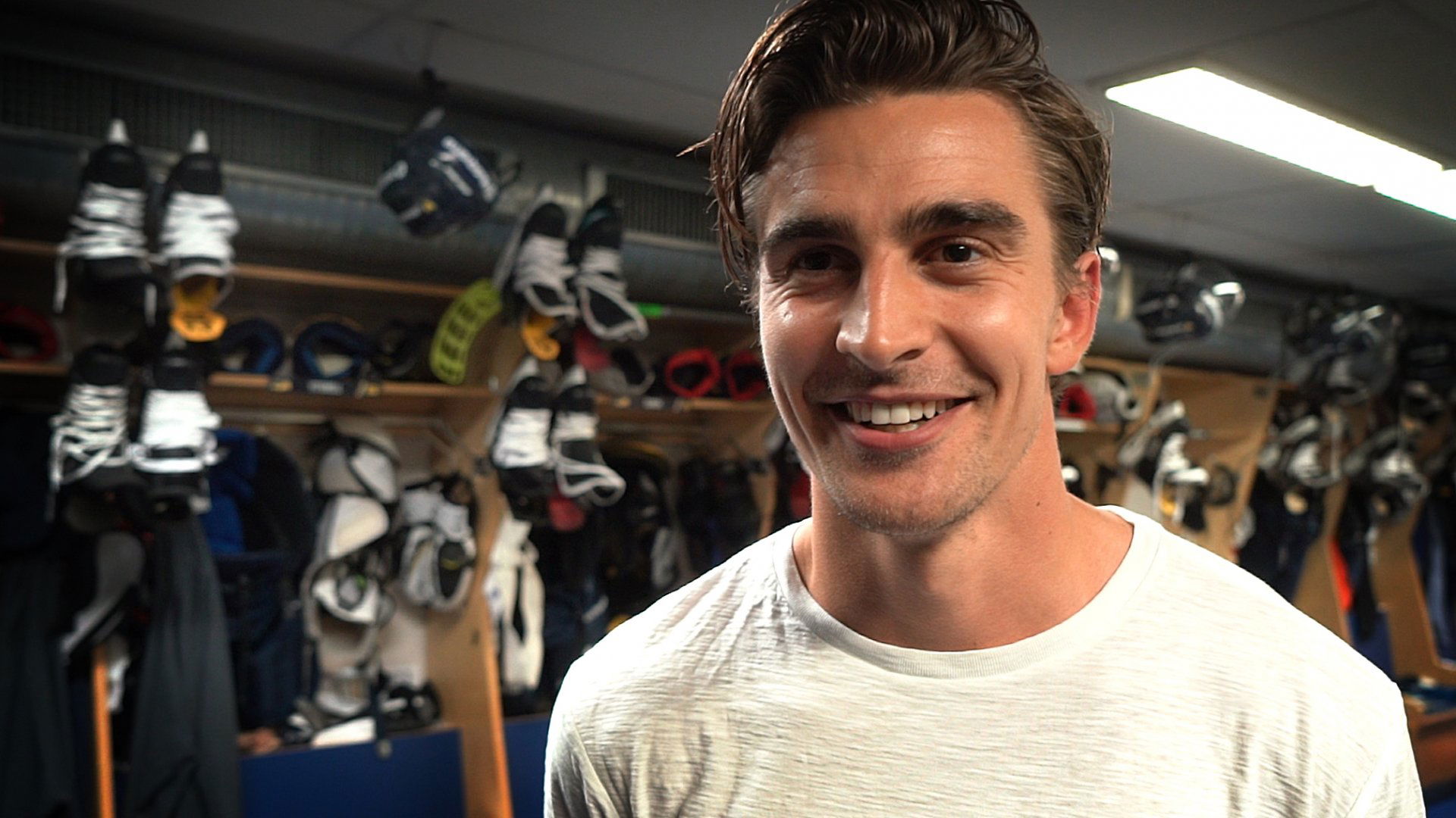 Nils Andersson efter första dagen HV71