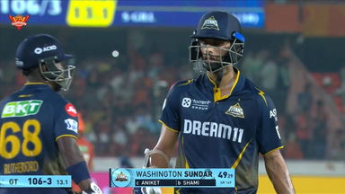 IPL 2025 M20: SRH vs GT - Washington Sundar Wicket