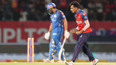 Timber! Chahal cleans up Rohit with a ripper