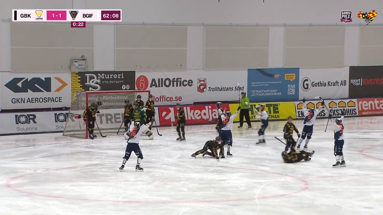 Highlights: Gripen Trollhättan BK - Bollnäs GIF
