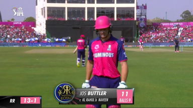 M04: RR vs LSG – Jos Buttler Wicket
