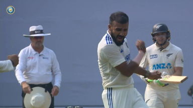 Early Strike: Akash Deep traps Conway LBW