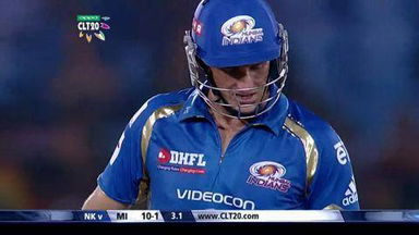 Q6: MI vs NK –  Michael Hussey Wicket