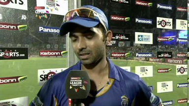 CLT20 2013 M21: RR vs CSK  –   Interview – Ajinkya Rahane