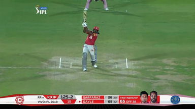 M04: RR vs KXIP – Chris Gayle Six