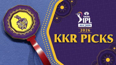 TATA IPL Player Auction 2026 - Kolkata Knight Riders