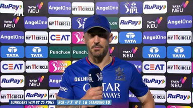 M30: RCB vs SRH – Faf Du Plessis Interview