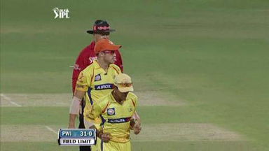 Match 16 PWI vs CSK – Uthappa's Wicket