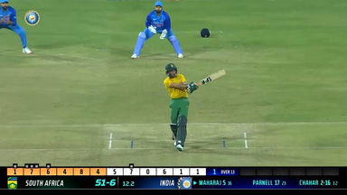 IND vs SA 2022, 1ST T20I: Keshav Maharaj Six