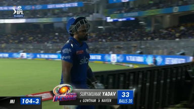 Eliminator: LSG vs MI – Suryakumar Yadav Wicket