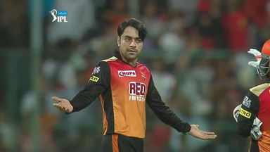 Rashid Khan's 3-wicket haul in a run-fest