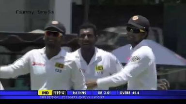 SL vs India, 3rd Test - Day 3 : Dhammika Prasad's 4-wicket haul