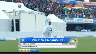 IND vs SL 2022, 1st Test, Day 3: Charith Asalanka Wicket