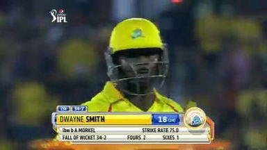 M49: DD vs CSK – Dwayne Smith Wicket