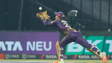 Take 1 & 2: Gurbaz' juggling act to dismiss Prabhsimran