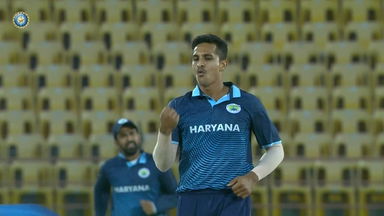 Vijay Hazare Trophy 2023 Final: Sumit Kumar sparkles with 3/34