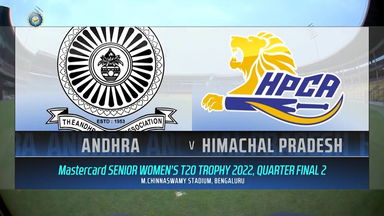 Senior Women's T20 Trophy 2022 QF2 :  Andhra vs Himachal Pradesh: Match Highlights