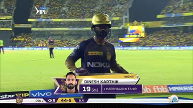 M23: CSK vs KKR – Dinesh Karthik Wicket
