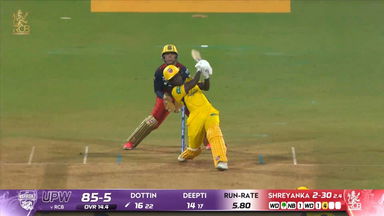 Six: Match 5, Royal Challengers Bengaluru vs UP Warriorz, WPL 2026: Deandra Dottin Six