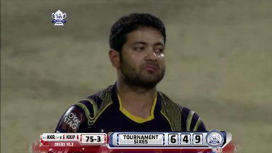 M57: KXIP vs KKR – Wriddhiman Saha Six