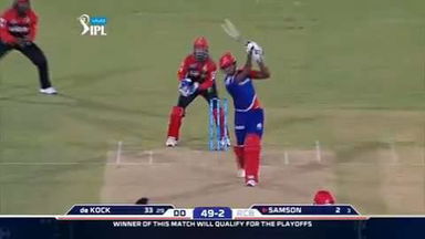 M56: DD vs RCB – YES Bank Maximum Sixes – Sanju Samson