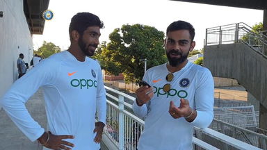 I owe my hat-trick to you – Bumrah tells Virat