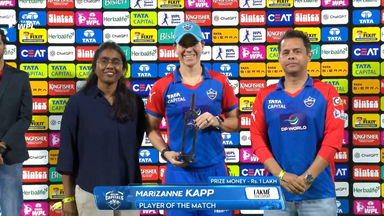 Player of the Match: Match 20, Delhi Capitals vs UP Warriorz, WPL 2026: Marizanne Kapp