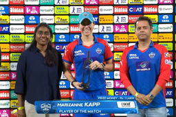 Player of the Match: Match 20, Delhi Capitals vs UP Warriorz, WPL 2026: Marizanne Kapp