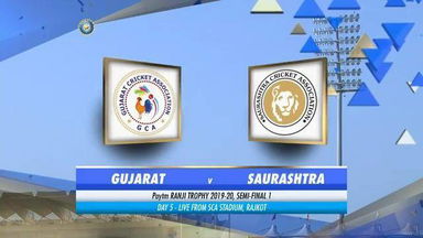 Ranji Trophy 2019-20: Gujarat  vs Saurashtra, SF1 - Day 5 Highlights