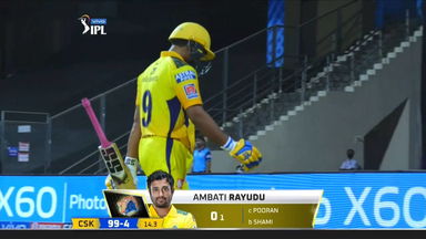 M08: PBKS vs CSK  –Ambati Rayudu Wicket