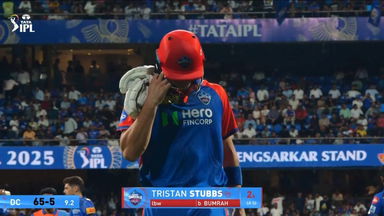 IPL 2025 M63: MI vs DC - Tristan Stubbs Wicket