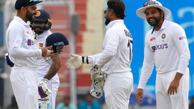 Helmet off, smiles on: Ashwin's delivery takes Rishabh by surprise
