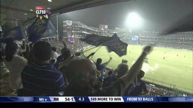 M23: RR vs MI –  Sanju Samson Six