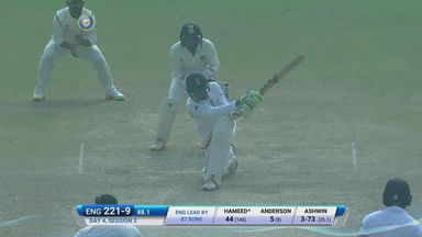 IND vs ENG 2016 - 3rd Test, day 4 : Haseeb Hameed six