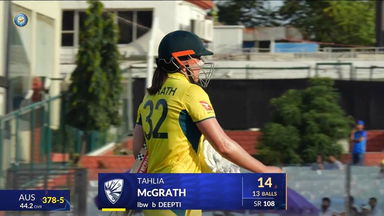 IND-W vs AUS-W 2025, 3rd ODI: Tahlia McGrath Wicket